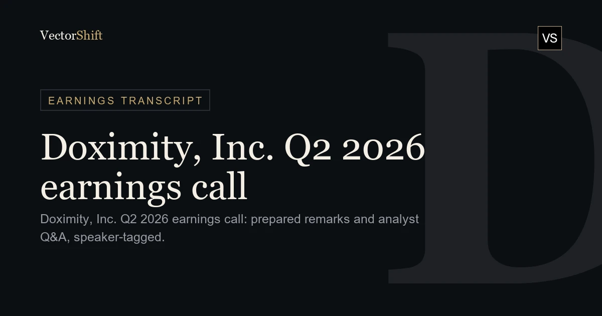 Doximity, Inc. Q2 2026 earnings call