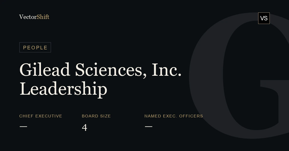 Gilead Sciences, Inc. leadership & board