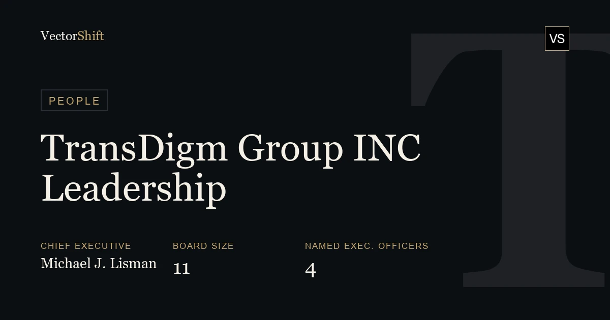 Transdigm Group Incorporated leadership & board