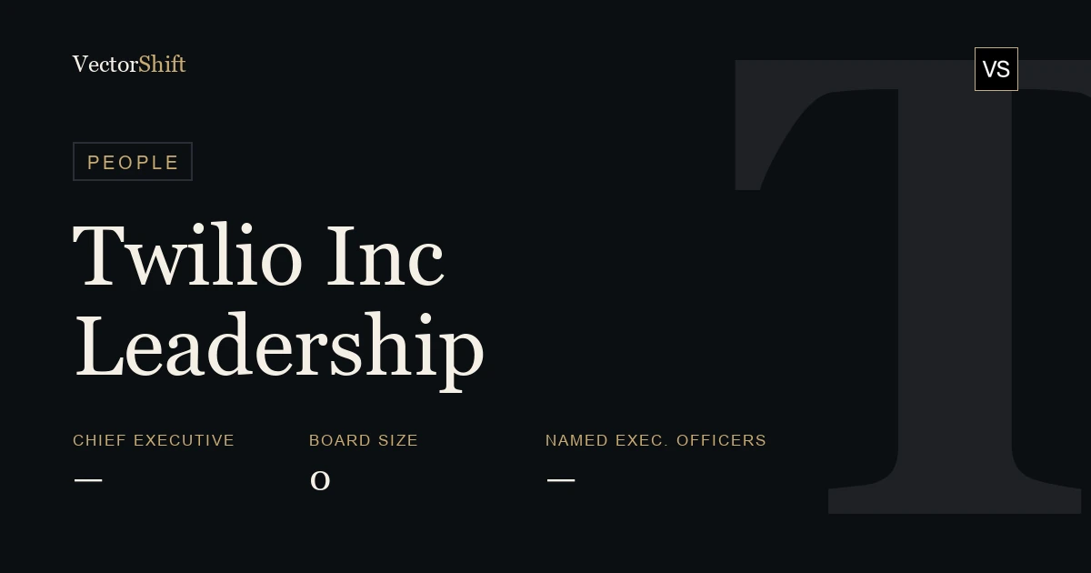 Twilio Inc. leadership & board